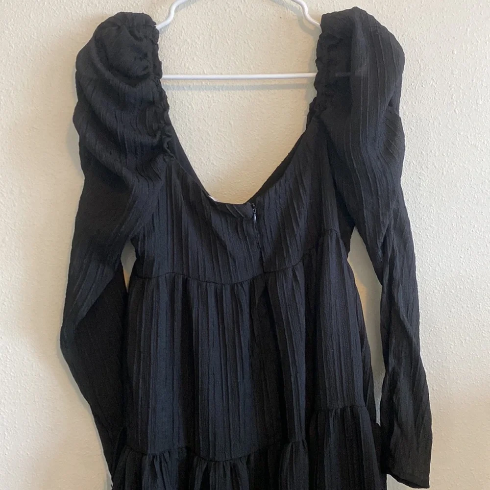 Ruched Long sleeve Maxi Dress - Picture 5 of 6